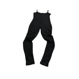 Bumpsuit Jumpsuit Women M Black Maternity Unitard Sleeveless Stretch Comfort H78
